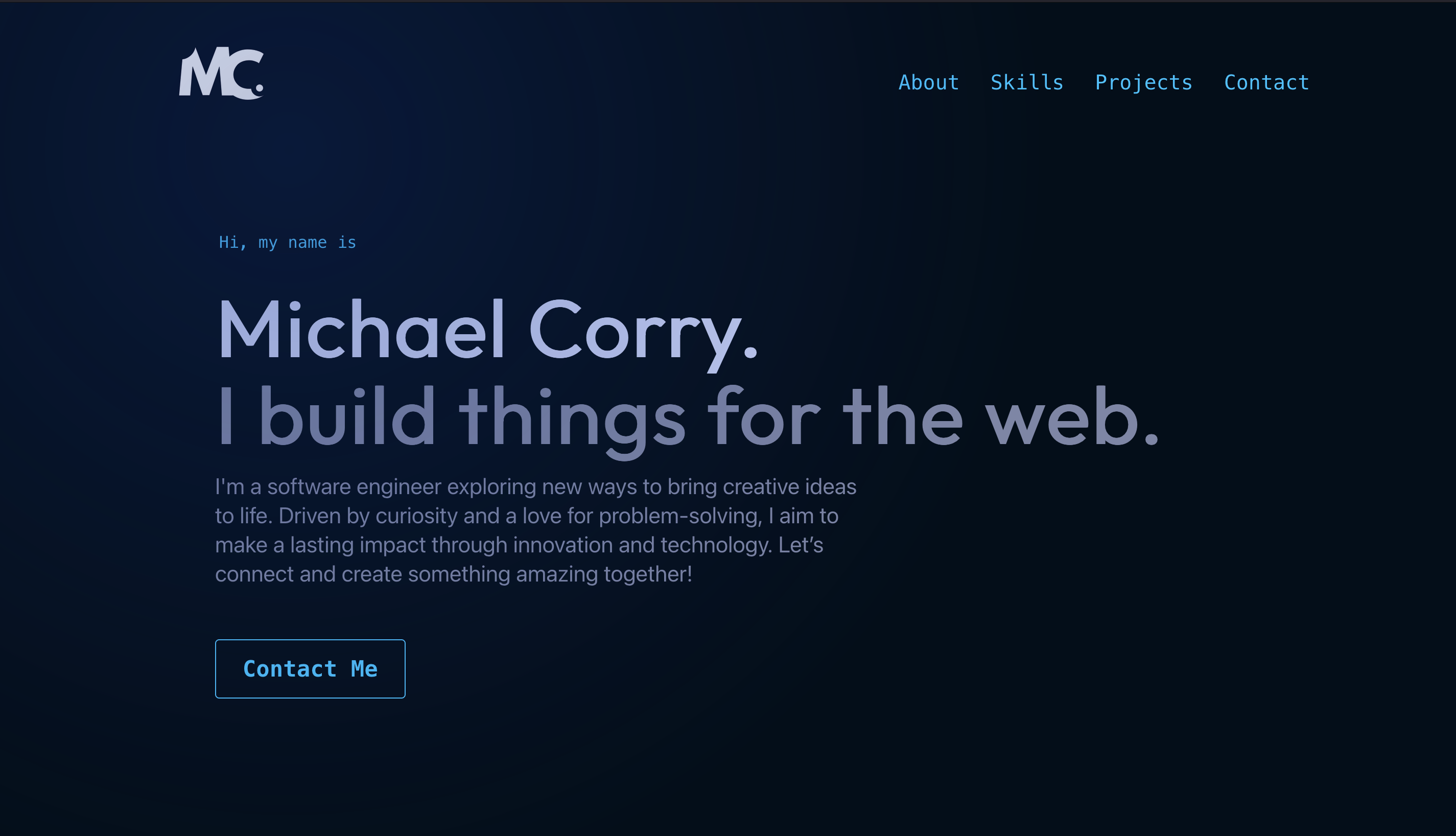 Image of Portfolio Website